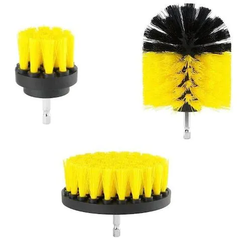 3 Pieces Electric Drill Brush Cleaning Kit
