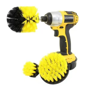 3 Pieces Electric Drill Brush Cleaning Kit