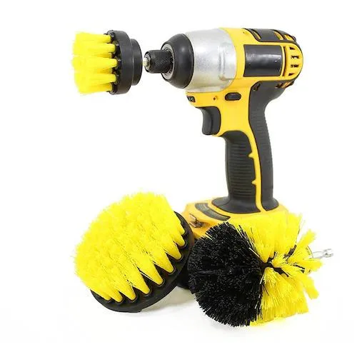 3 Pieces Electric Drill Brush Cleaning Kit