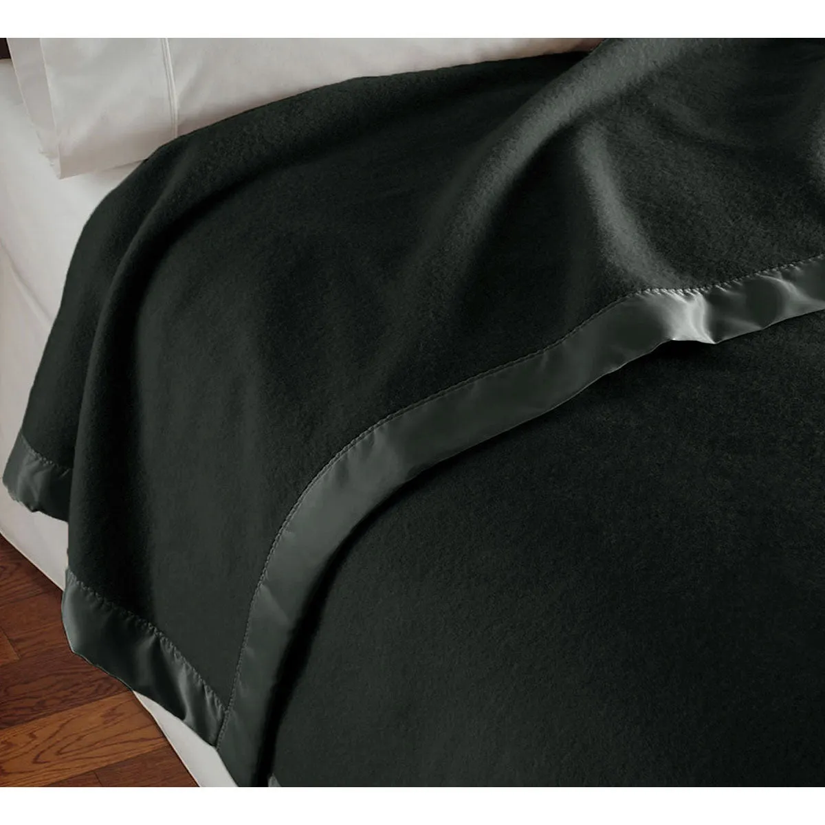 400GSM Luxury Wool Blanket | Charcoal | Single/Double