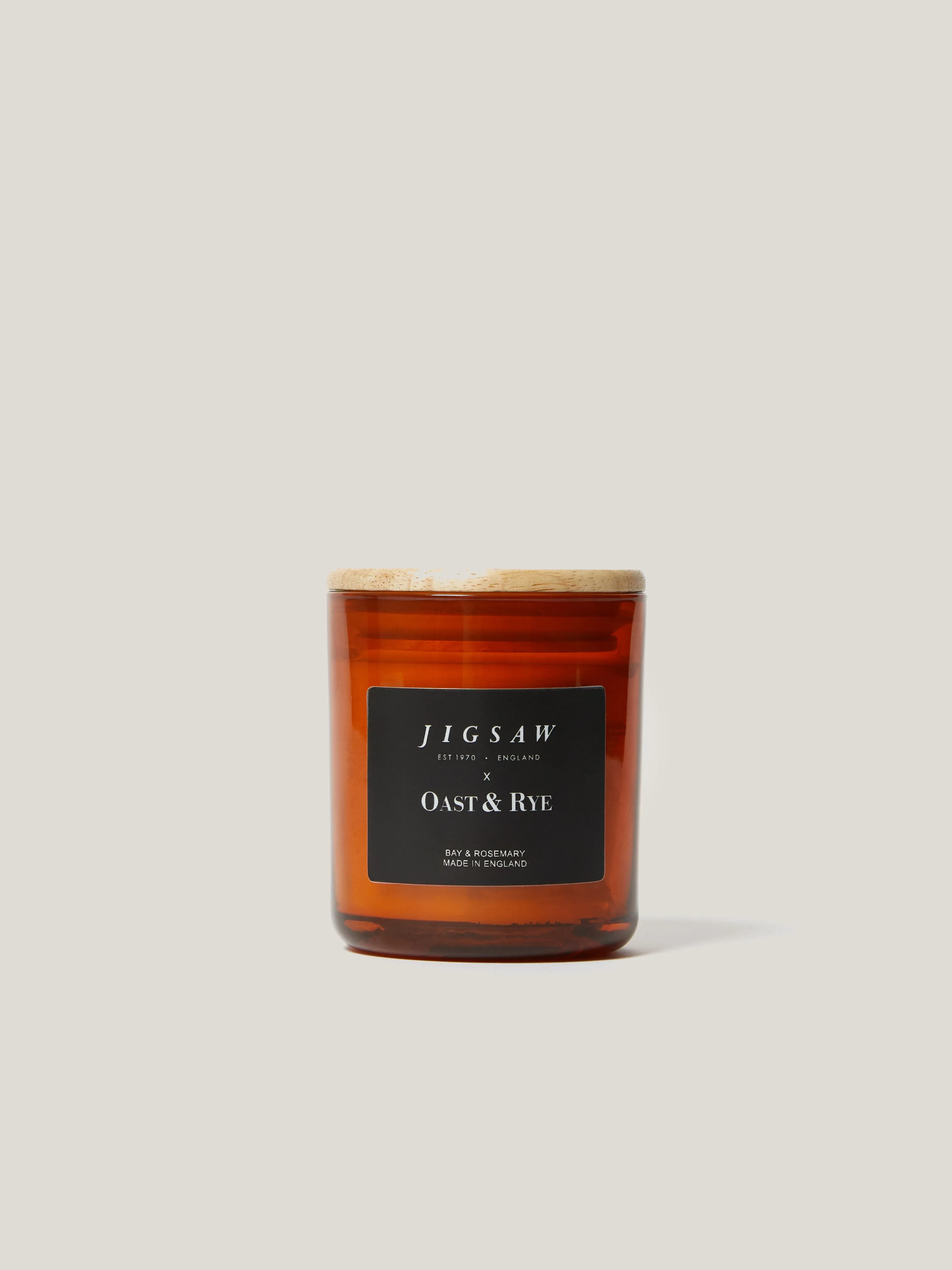 Bay & Rosemary One Wick Candle | Amber