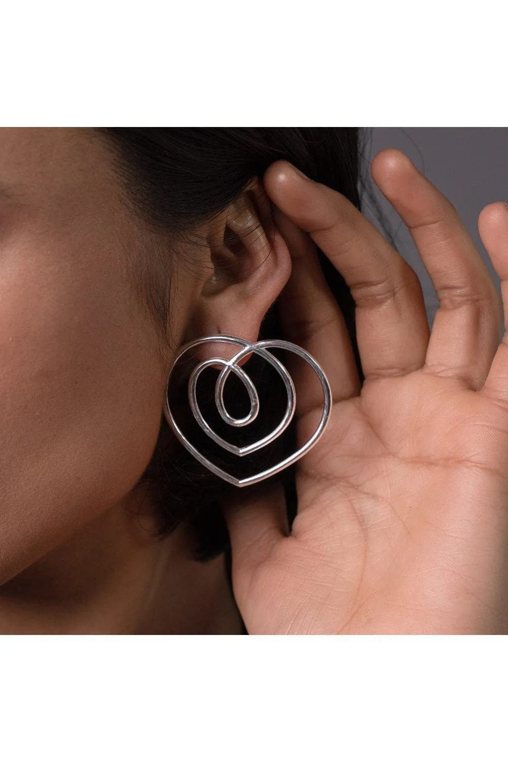 Beau Earrings - Silver Tone