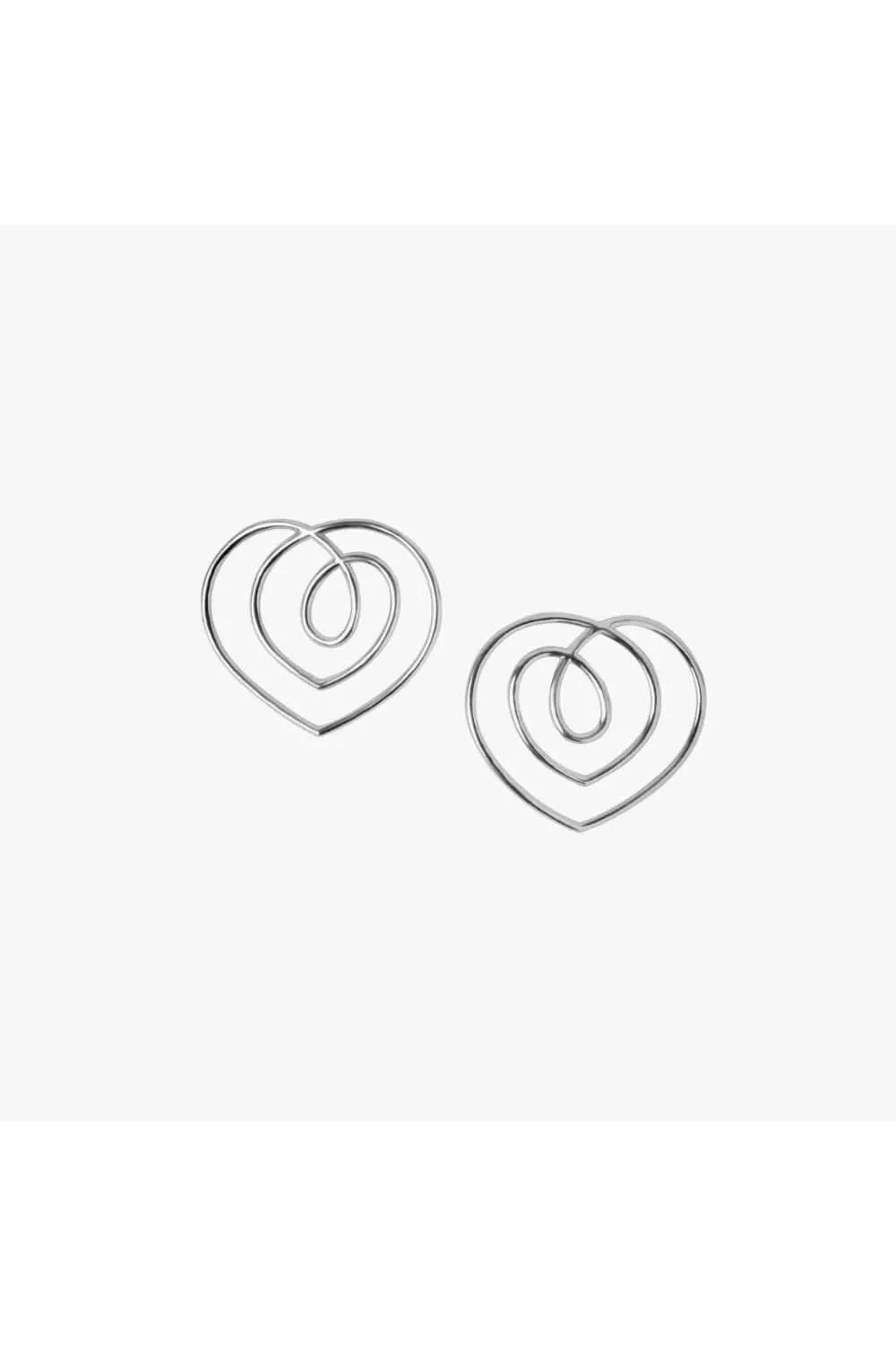 Beau Earrings - Silver Tone