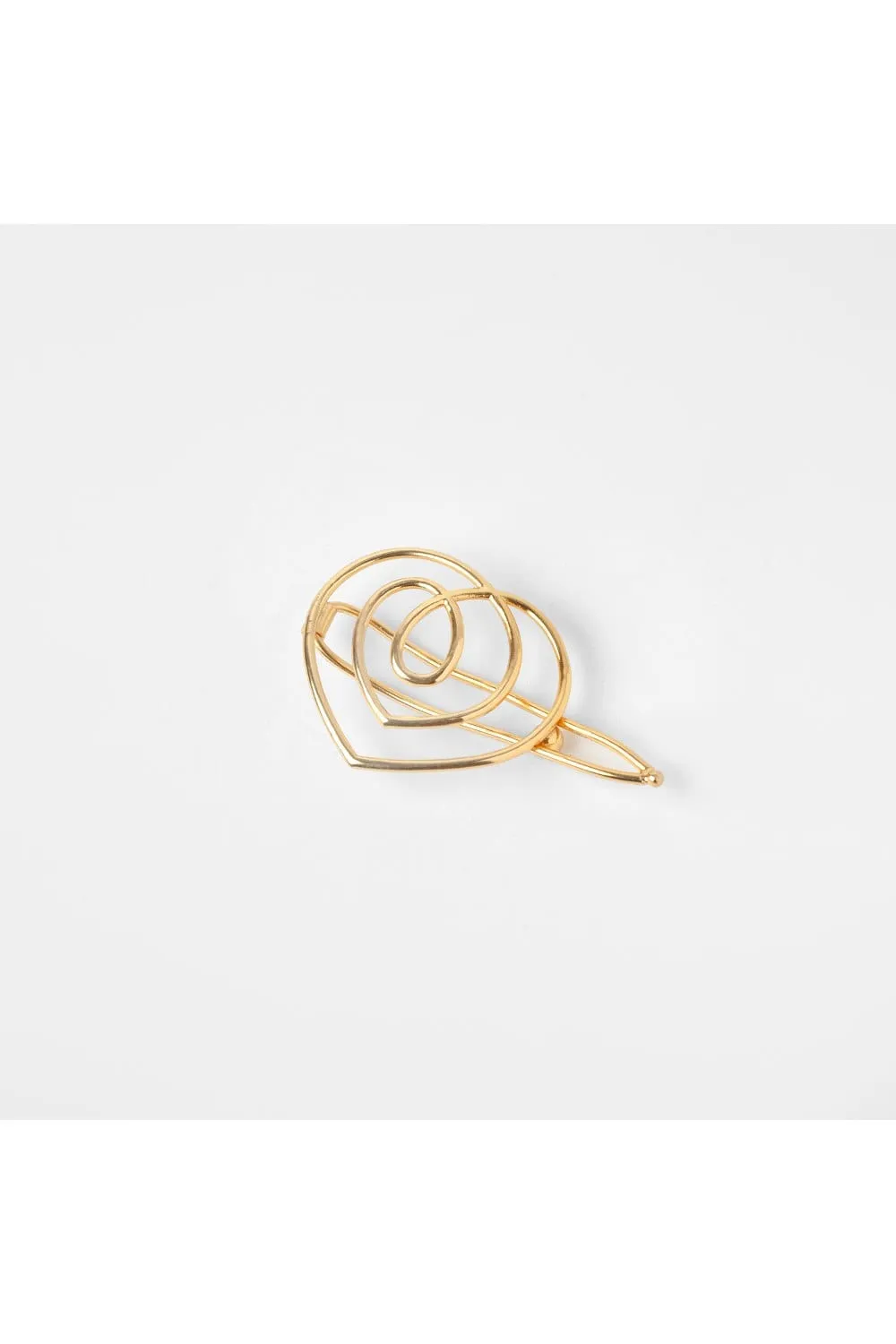 Beau Hair Clip - Gold Tone