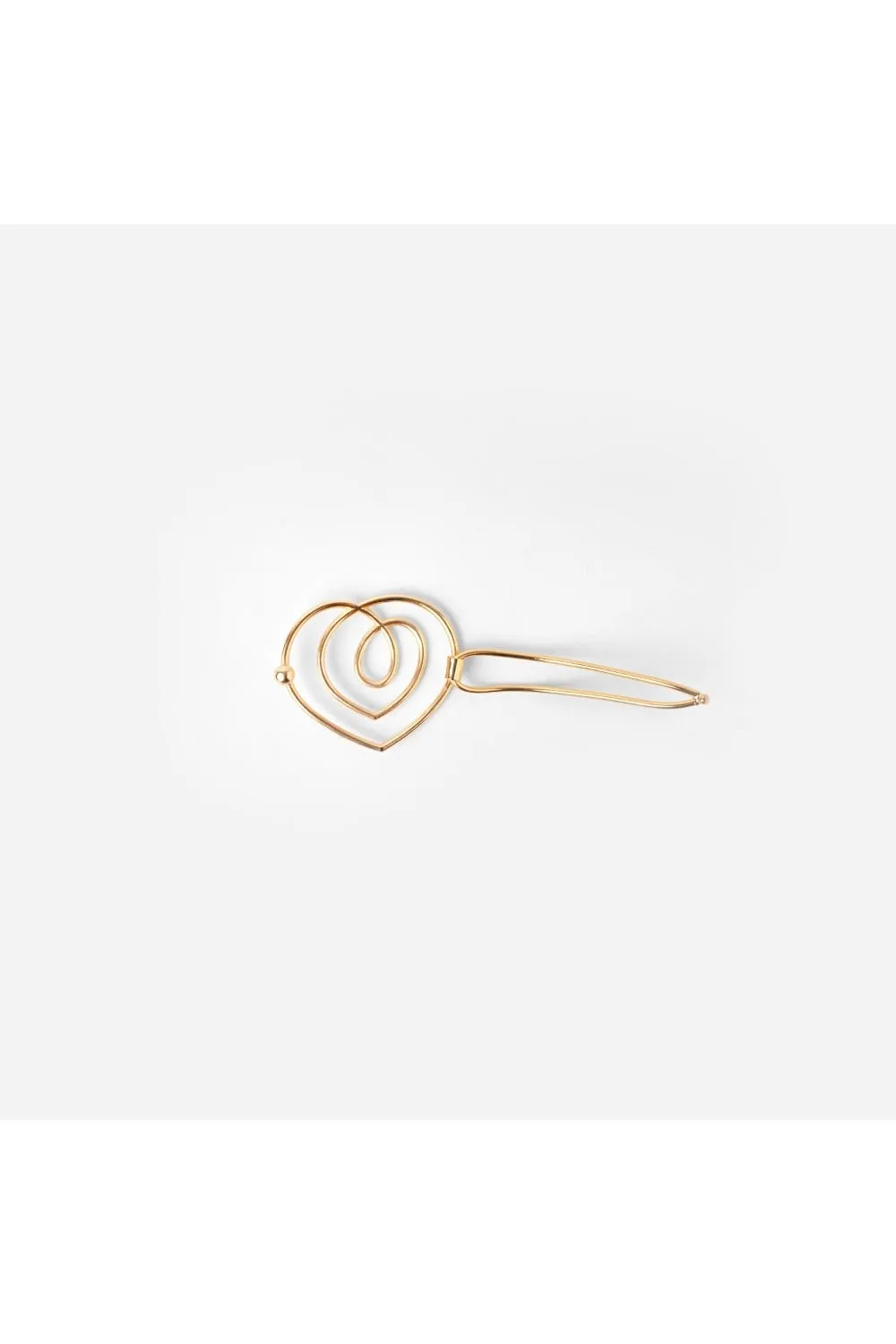 Beau Hair Clip - Gold Tone