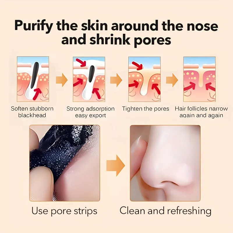 Blackhead and Acne Cleansing Nose Strips  Pack of 30