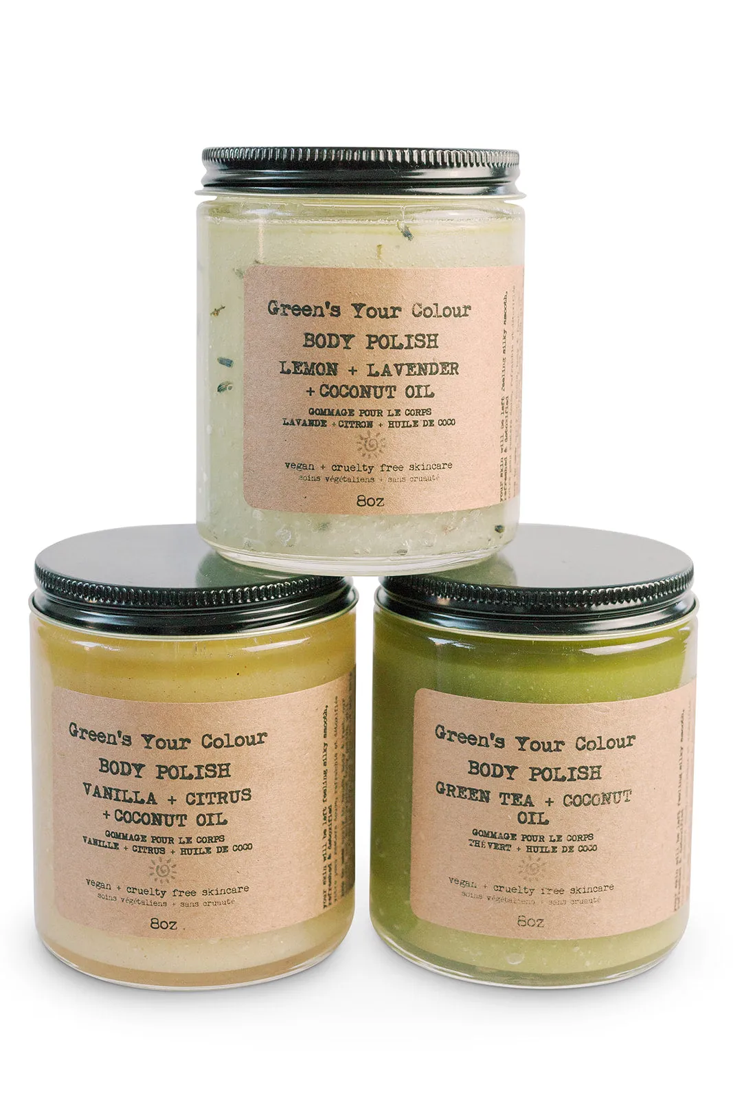 BODY POLISH  LEMON   LAVENDER   COCONUT OIL