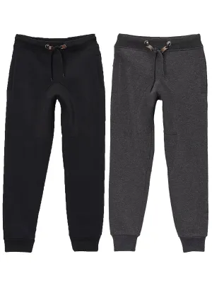 Boy's Slim-Fit Fleece Jogger Sweatpants (2-Pack)