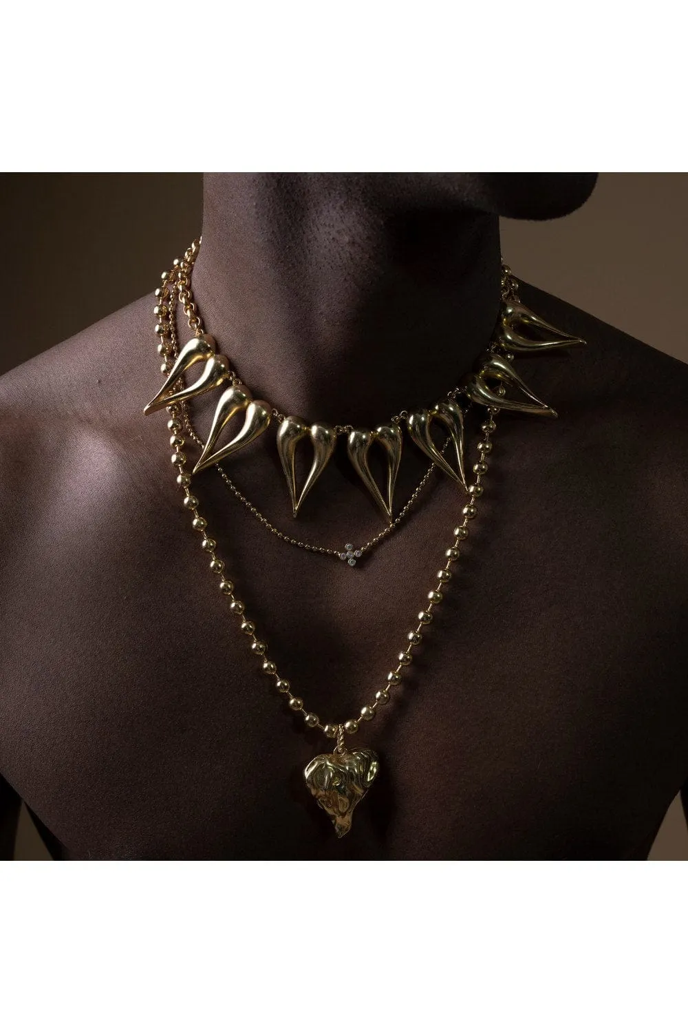 Cardi Necklace - Gold Tone