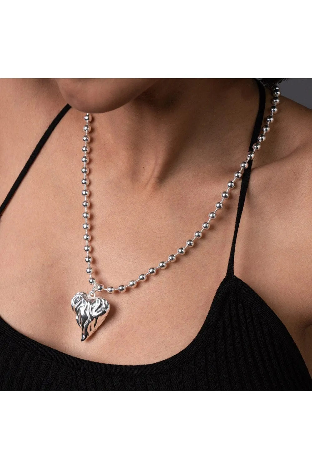 Cardi Necklace - Silver Tone