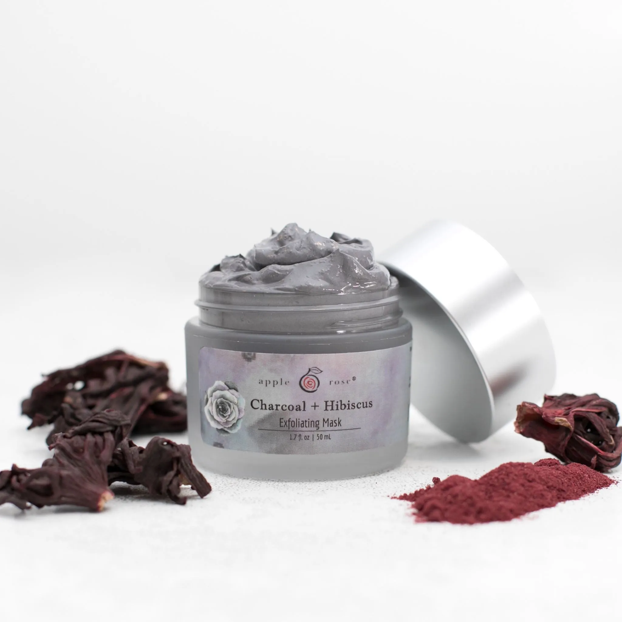 Charcoal   Hibiscus Exfoliating Mask