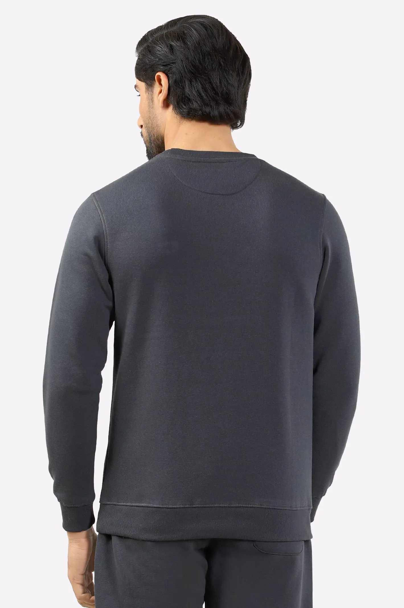 Charcoal Round Neck Sweatshirt