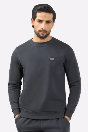 Charcoal Round Neck Sweatshirt