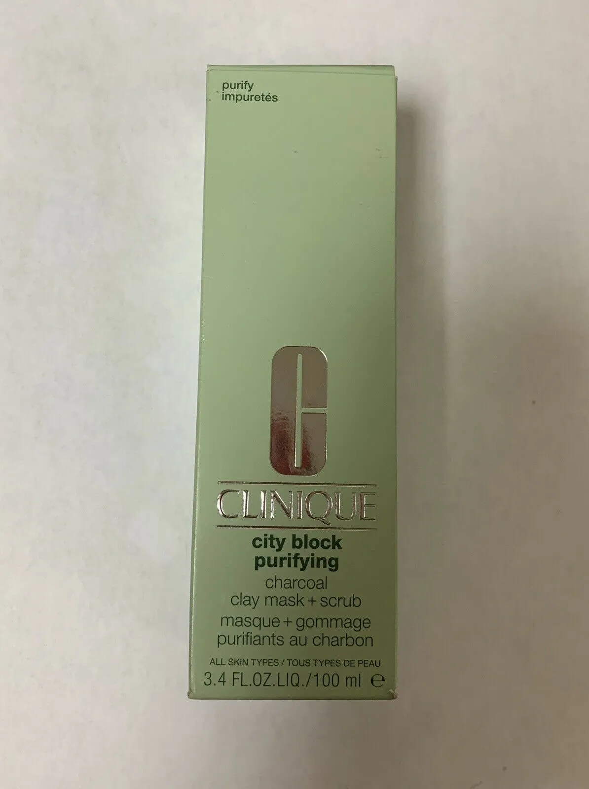 Clinique City Block Purifying Charcoal Clay Mask   Scrub