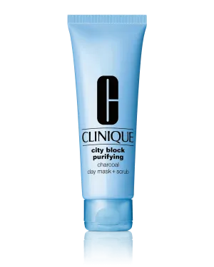 Clinique City Block Purifying Charcoal Clay Mask   Scrub
