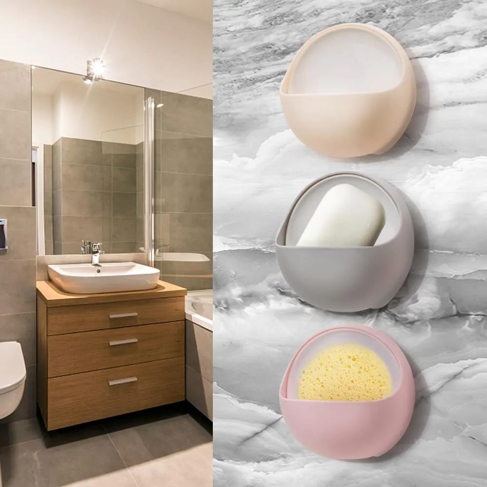 Creative Round Suction Cup Soap Dish