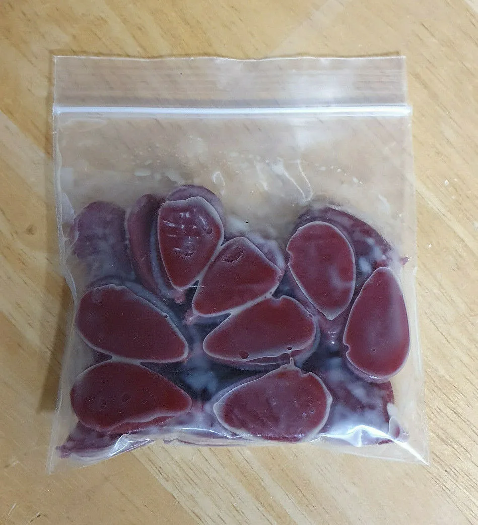 Custom scented catfish bait chunks