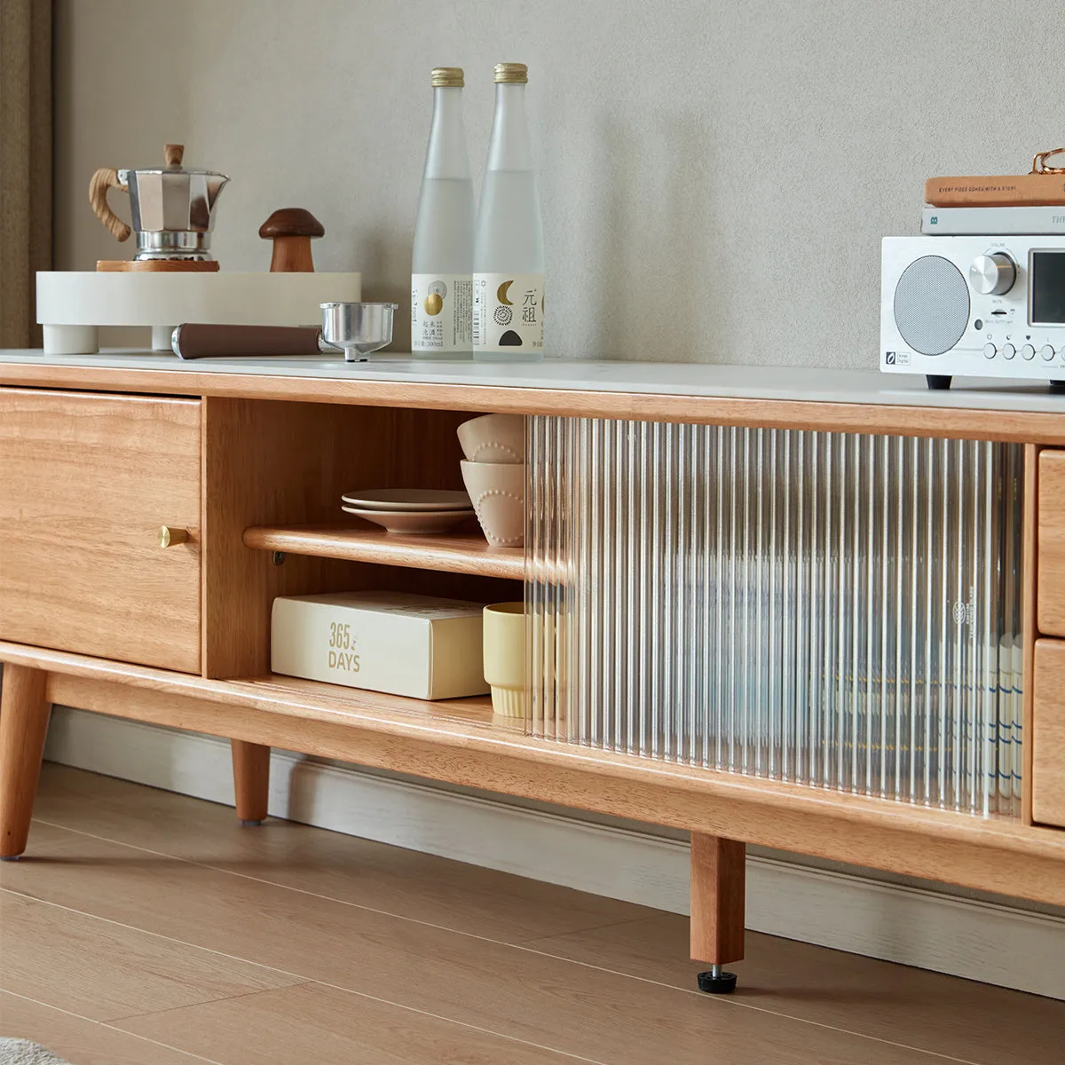 Four Season White Entertainment Unit TV Console