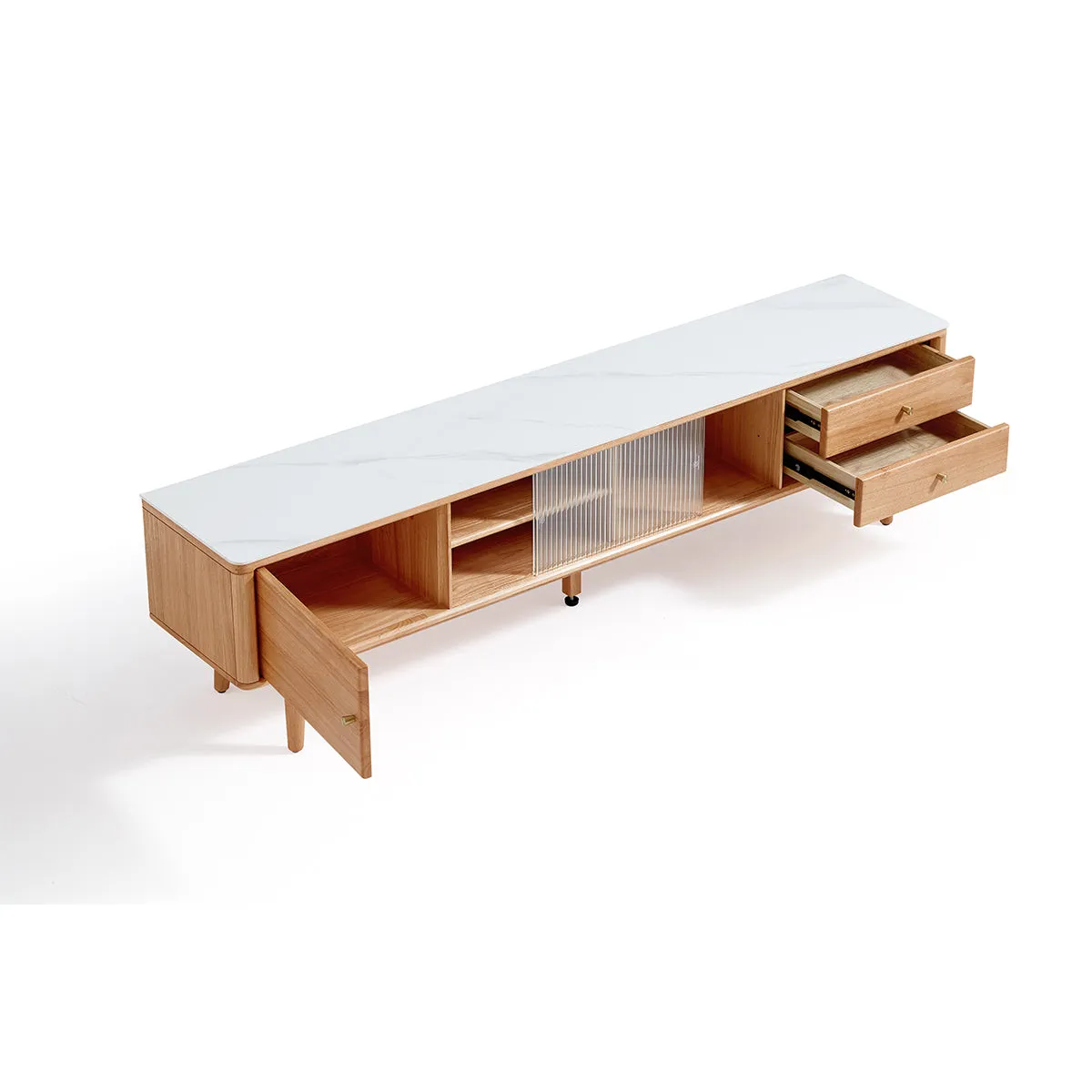 Four Season White Entertainment Unit TV Console