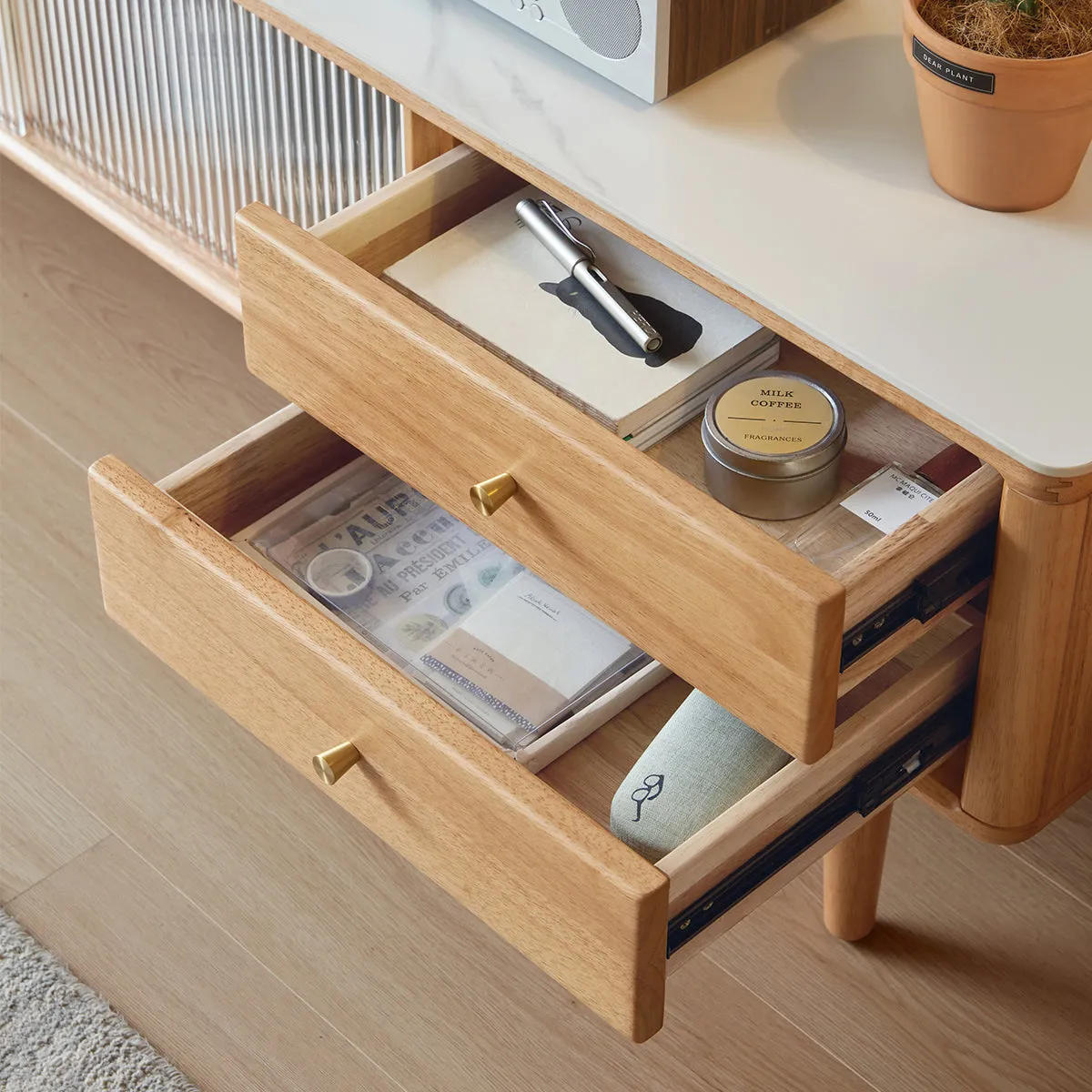 Four Season White Entertainment Unit TV Console
