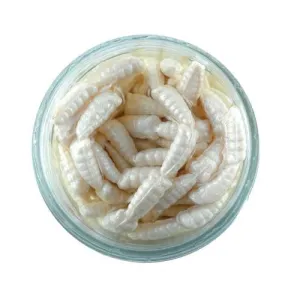 Gulp! Alive! Waxies Soft Bait - 1-2" Length, White