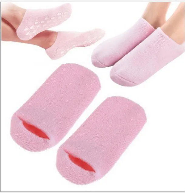 Importikaah Moisturize Skin Repair Cracked Moisturizing Treatment Gel Spa Socks – Pair