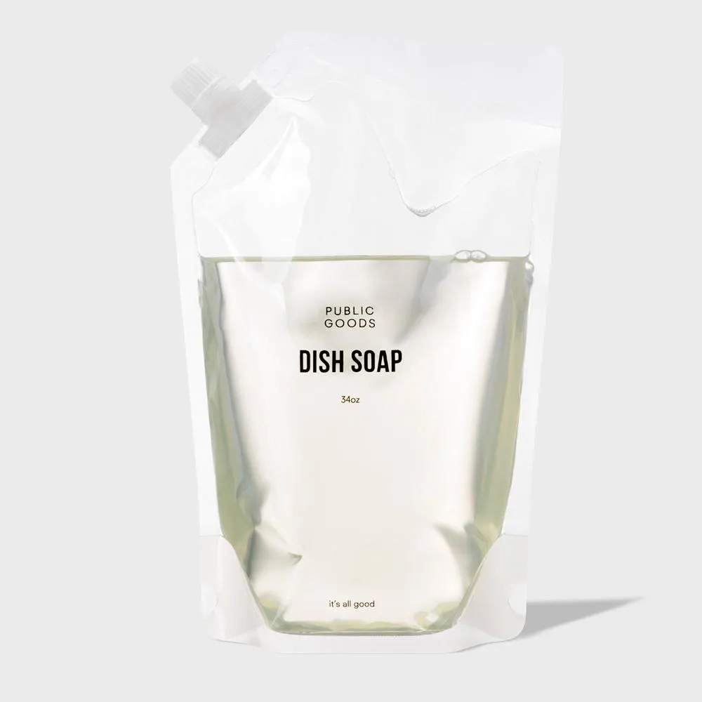 Mandarin Basil Dish Soap Refill (34 oz)