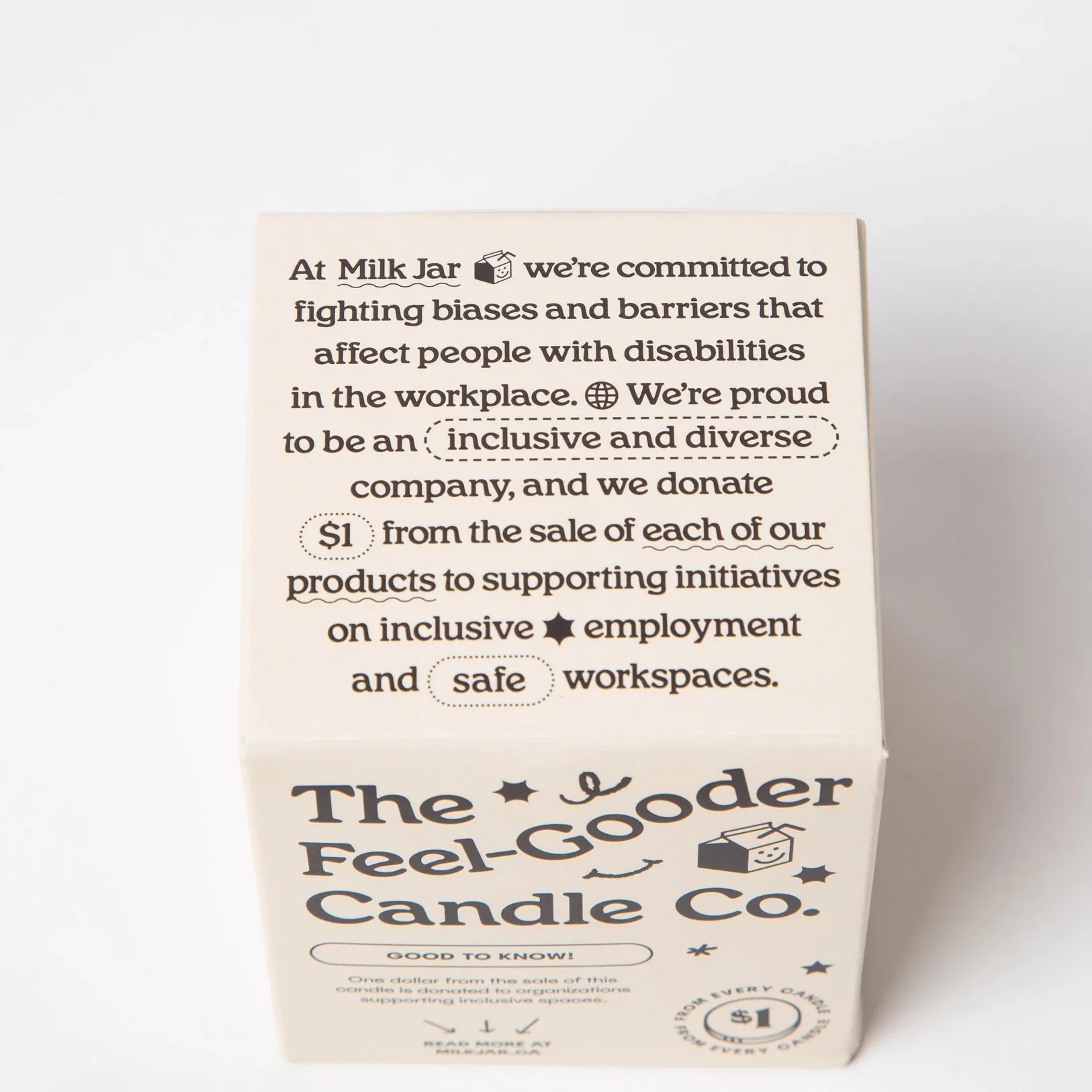 Milk Jar Candle Co Bohemia - Lemongrass, Lavender & Sage Coconut Soy 8oz Candle