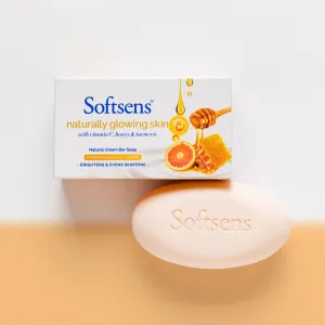 Naturally Glowing Skin Cream Bar Soap (100g x 3 Multipack)