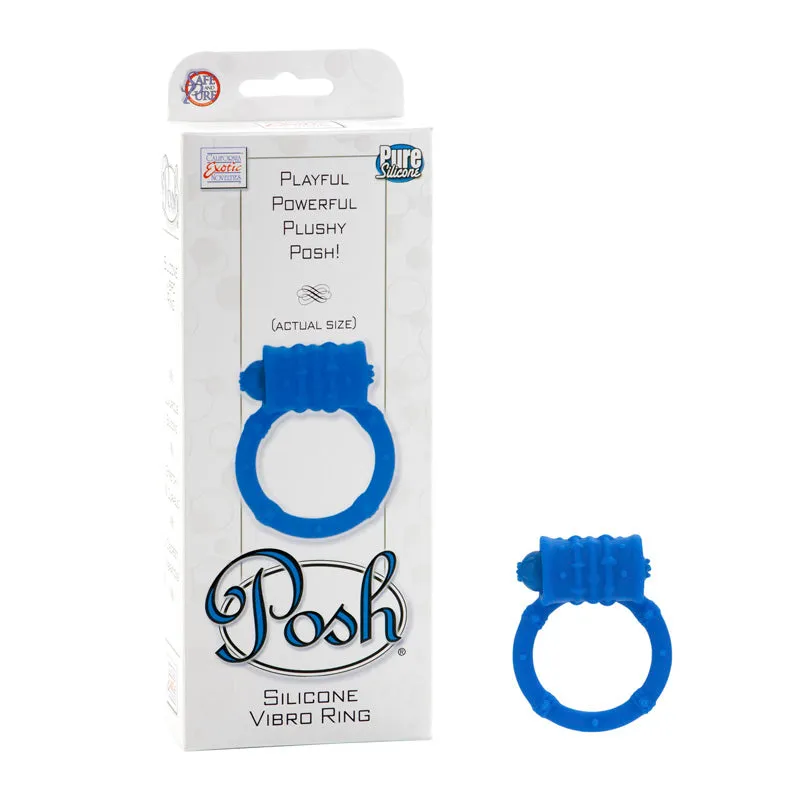 Posh Silicone Vibro Ring Blue
