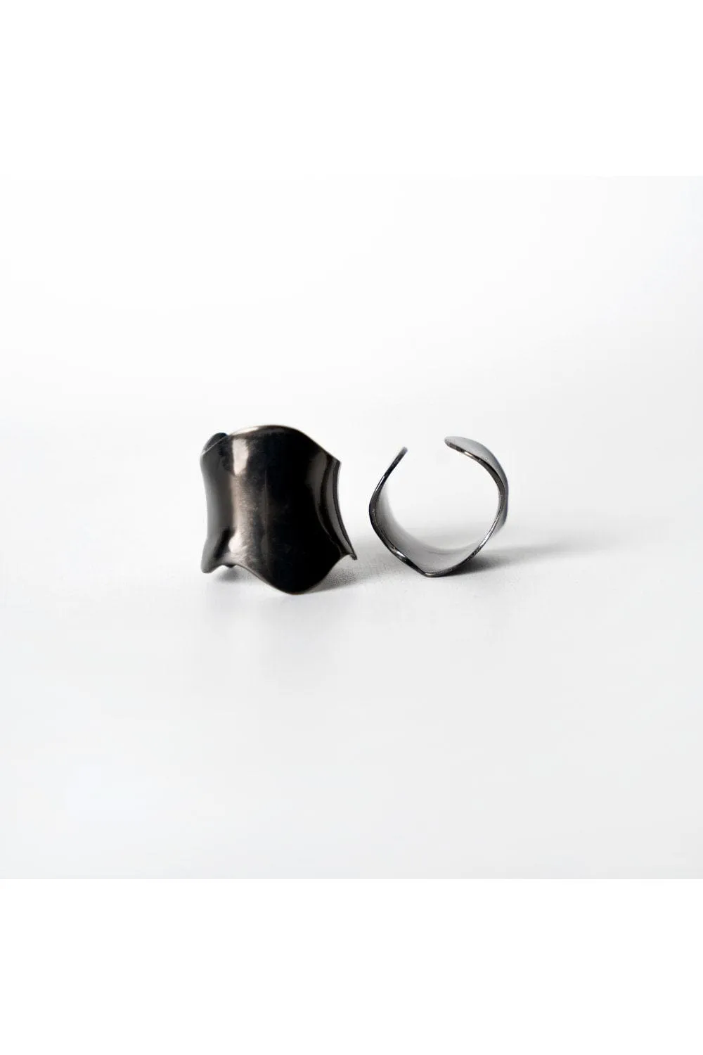 Rollercoaster Ring - Chrome Tone