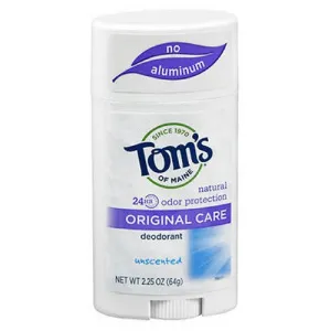 Toms Of Maine Natural Deodorant Stick Unscented 2.25 Oz By Tom's Of Maine