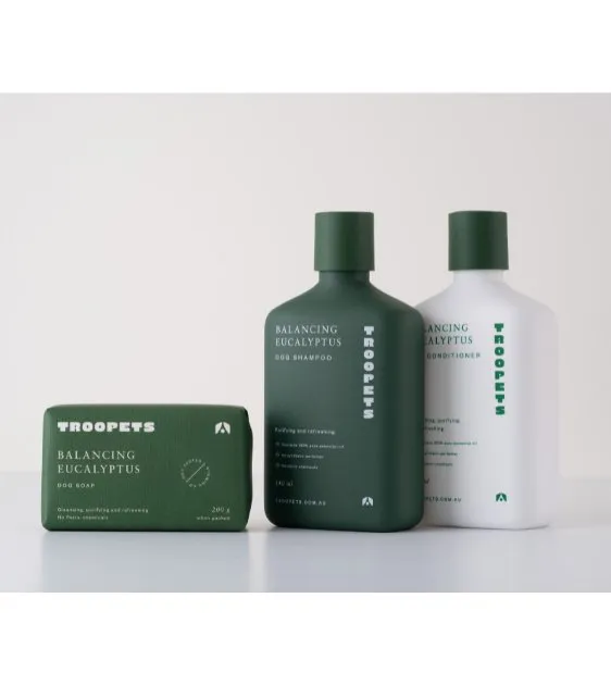 Troopets Essential Oil Dog Soap (Balancing Eucalyptus)