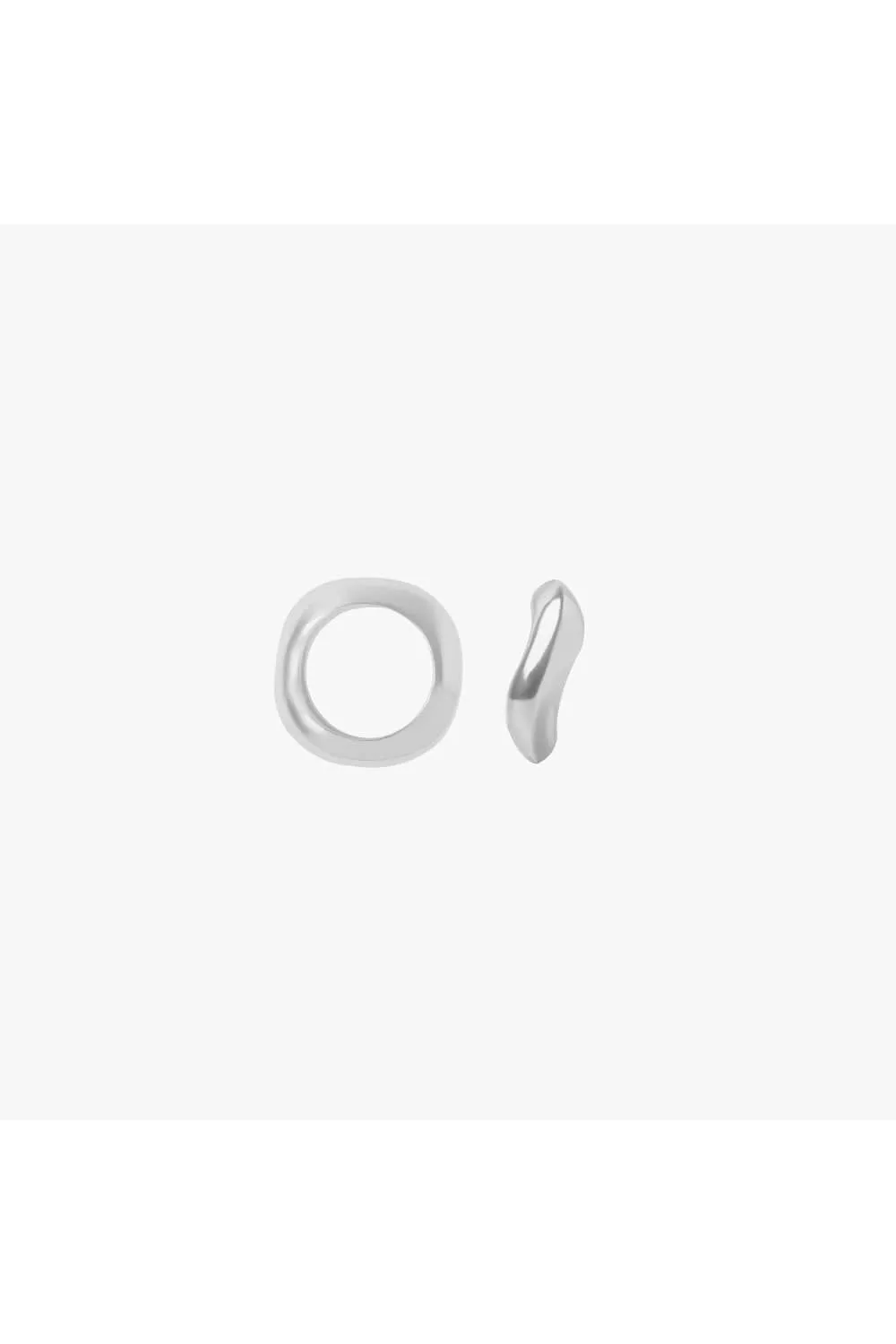 WAVE RING - SILVER TONE