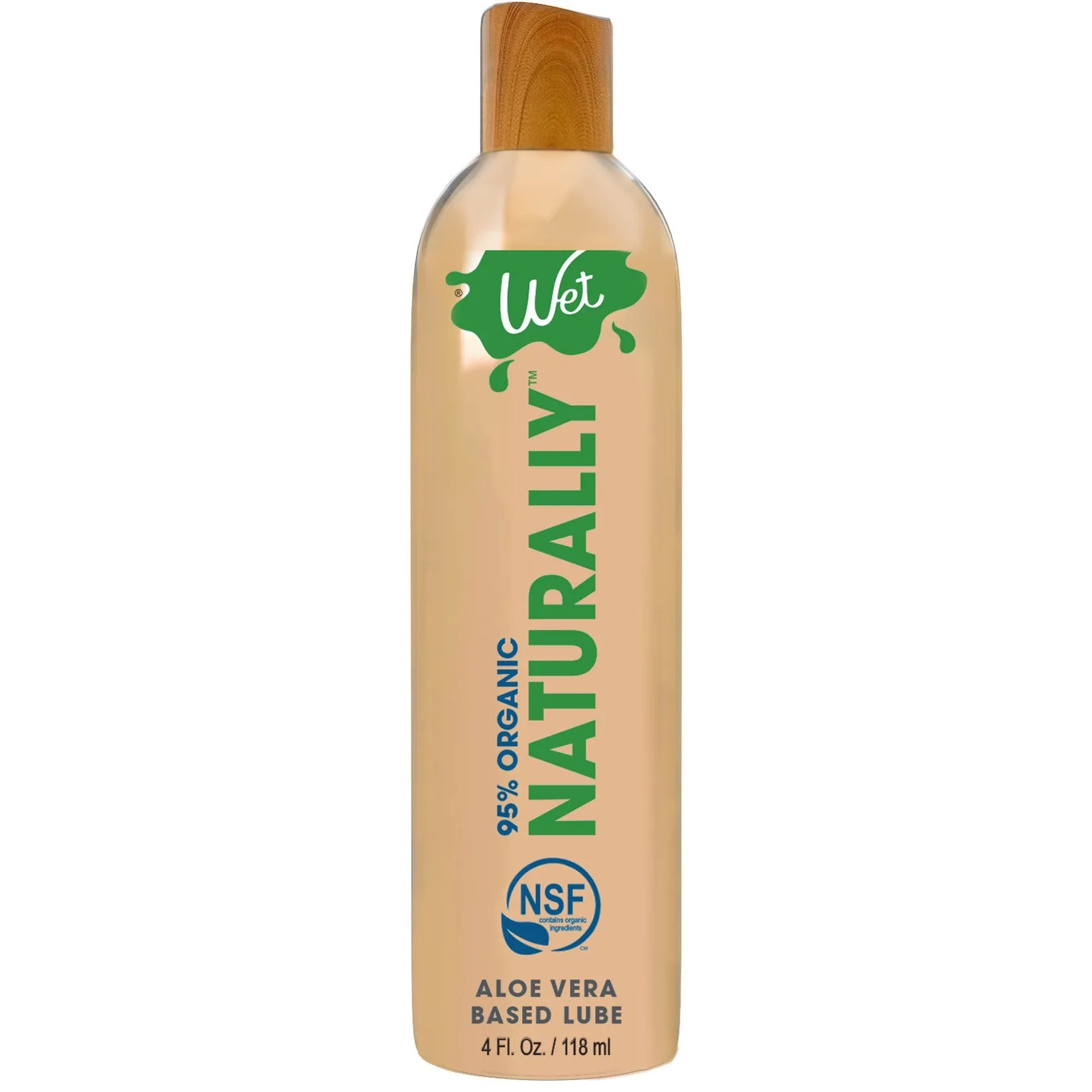 Wet Naturally - Certified Organic - Aloe Based  Lubricant 4 Oz