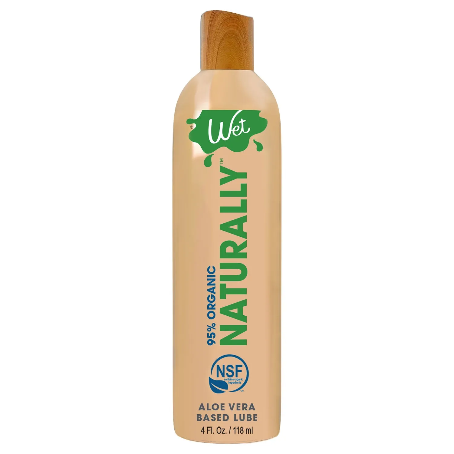 Wet Naturally - Certified Organic - Aloe Based  Lubricant 4 Oz
